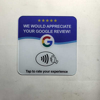 Google NFC Rivew Card