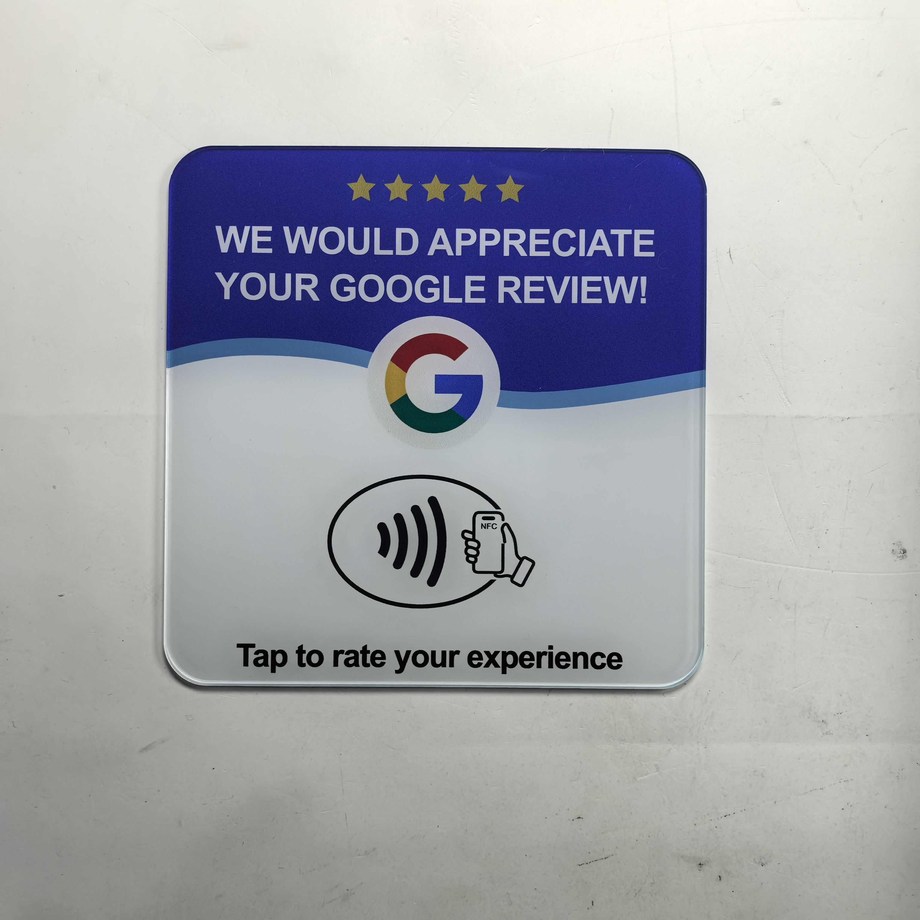 Google NFC Rivew Card